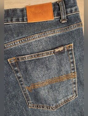 Threadgrit Men's Relaxed Bootcut Jeans, Size 36 X 34